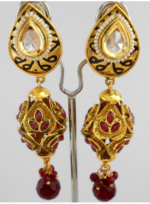 Polki Earrings